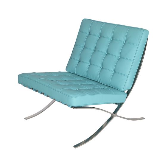 Barcelona Chair blue